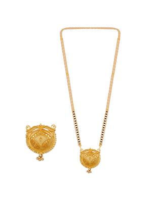gold beads mangalsutra - 17665283 - Standard Image - 2