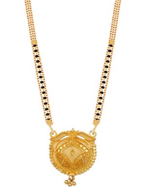 gold beads mangalsutra - 17665283 - Standard Image - 3