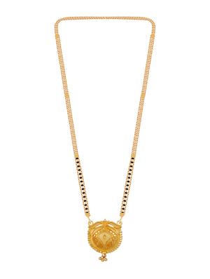 gold beads mangalsutra - 17665283 - Standard Image - 4