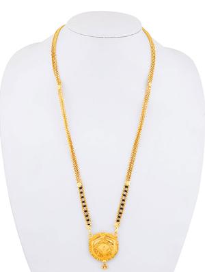 gold beads mangalsutra - 17665283 - Standard Image - 5