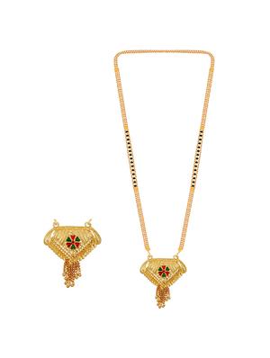 gold beads mangalsutra - 17665286 - Standard Image - 2