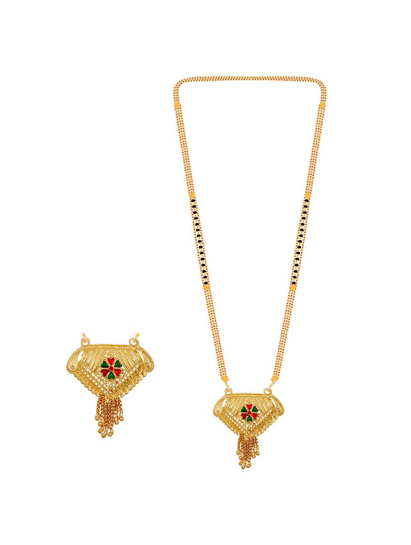 gold beads mangalsutra - 17665286 - Zoom Image - 2