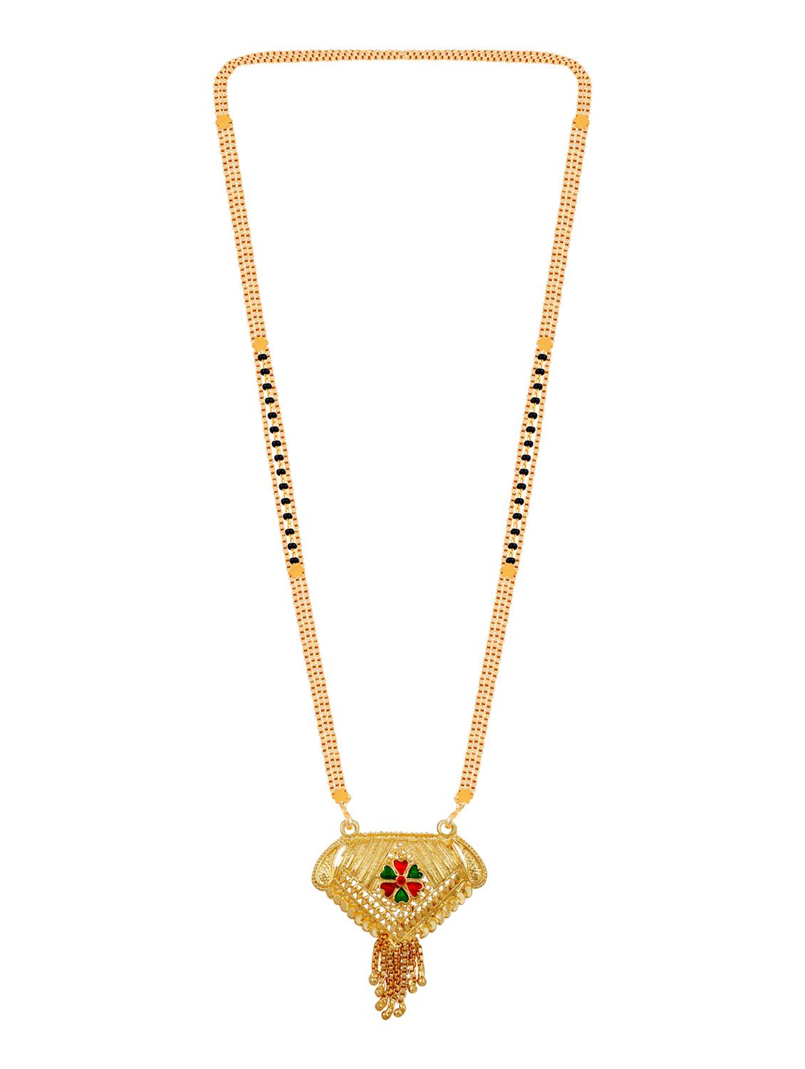 gold beads mangalsutra - 17665286 - Zoom Image - 4