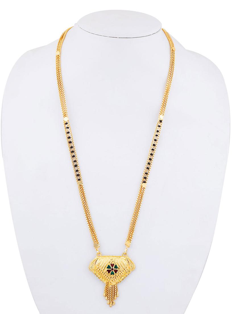 gold beads mangalsutra - 17665286 - Zoom Image - 5