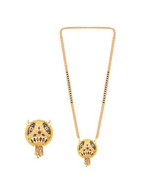 gold beads mangalsutra - 17665287 - Standard Image - 2