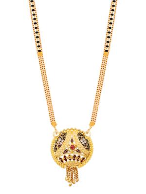 gold beads mangalsutra - 17665287 - Standard Image - 3