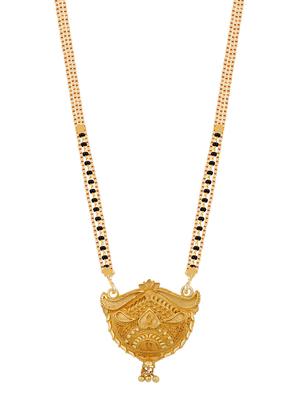 gold beads mangalsutra - 17665288 - Standard Image - 3