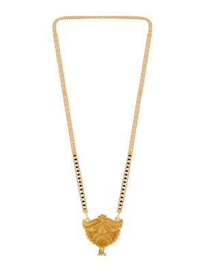 gold beads mangalsutra - 17665288 - Standard Image - 4