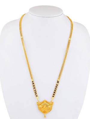 gold beads mangalsutra - 17665288 - Standard Image - 5