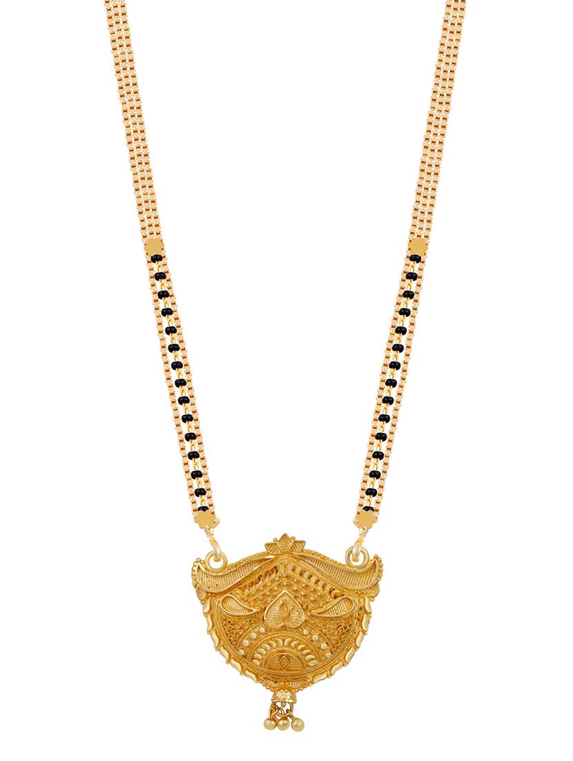 gold beads mangalsutra - 17665288 - Zoom Image - 3