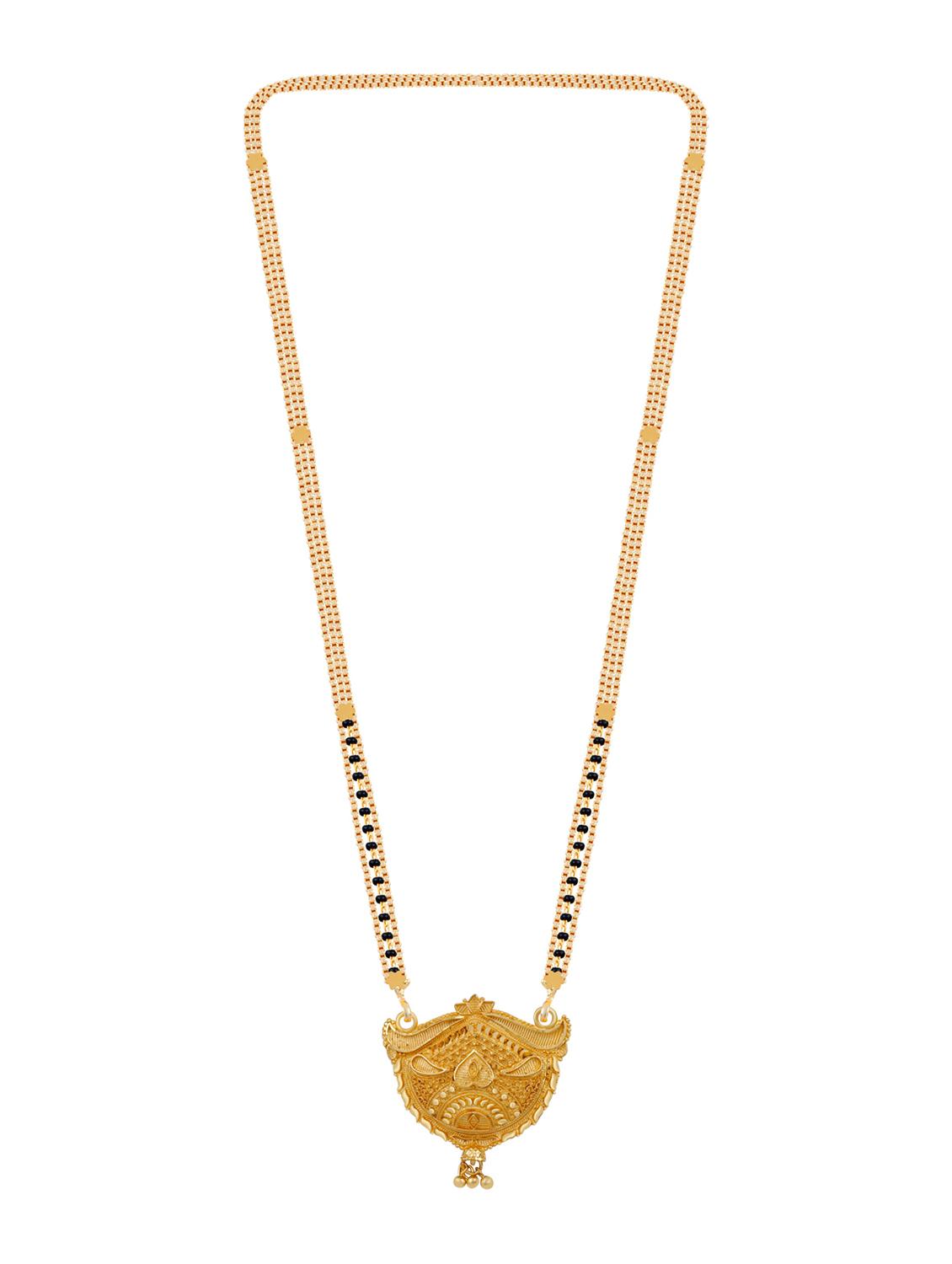 gold beads mangalsutra - 17665288 - Zoom Image - 4