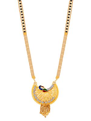 gold beads mangalsutra - 17665289 - Standard Image - 3