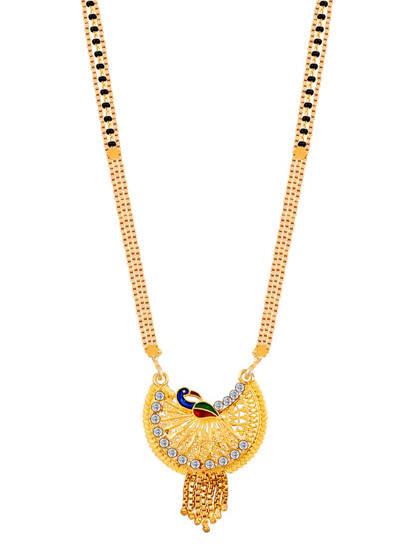 gold beads mangalsutra - 17665289 - Zoom Image - 3