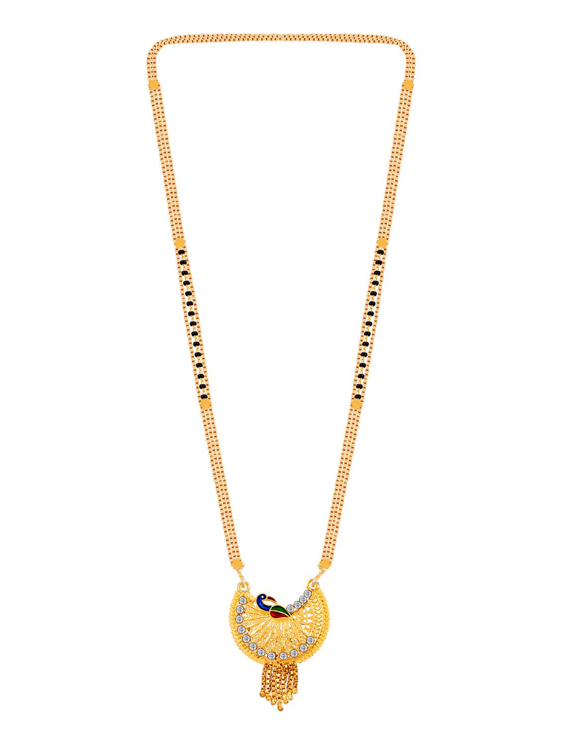 gold beads mangalsutra - 17665289 - Zoom Image - 4