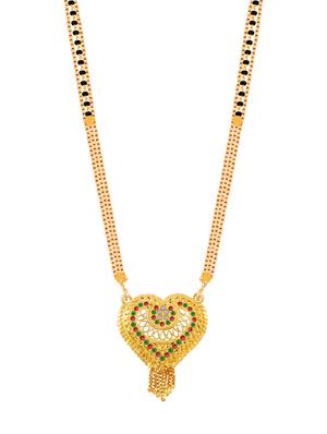 gold beads mangalsutra - 17665290 - Standard Image - 3