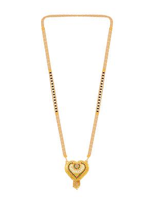gold beads mangalsutra - 17665290 - Standard Image - 4