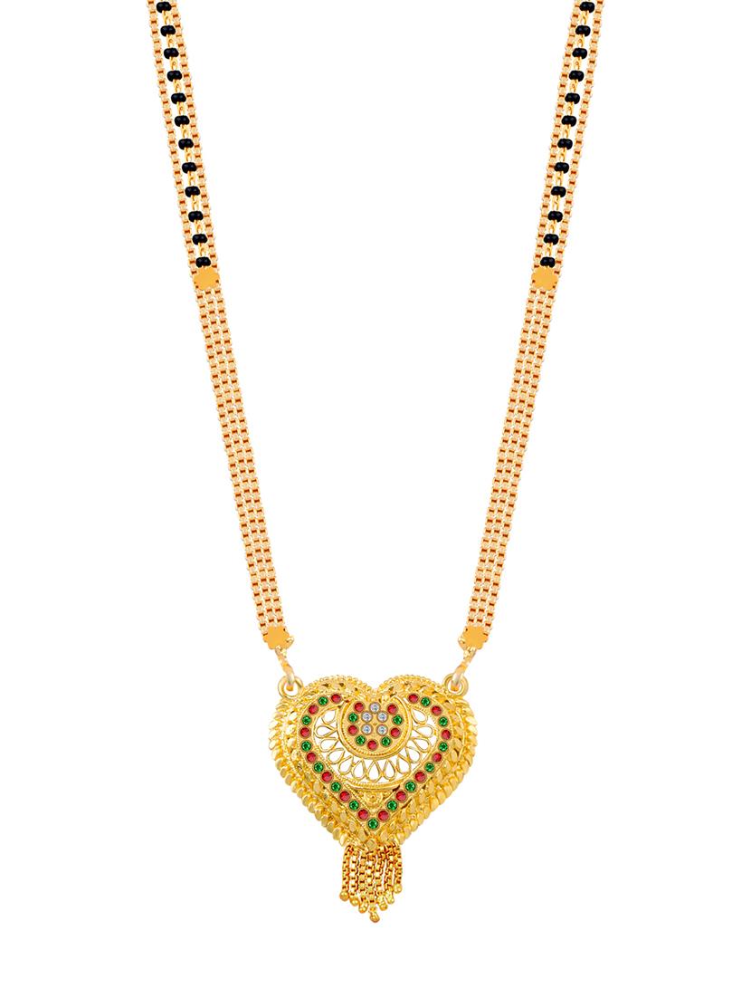gold beads mangalsutra - 17665290 - Zoom Image - 3