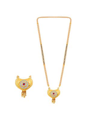 gold beads mangalsutra - 17665291 - Standard Image - 2