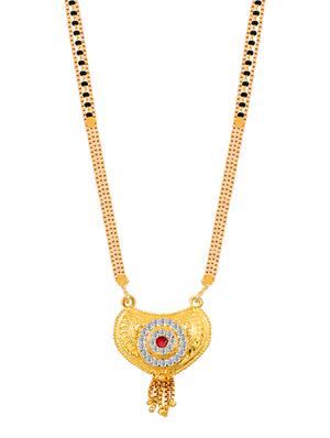 gold beads mangalsutra - 17665291 - Standard Image - 3