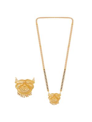 gold beads mangalsutra - 17665292 - Standard Image - 2