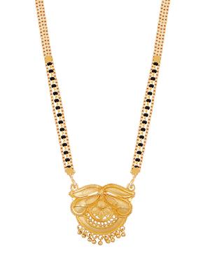 gold beads mangalsutra - 17665292 - Standard Image - 3