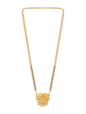 gold beads mangalsutra - 17665292 - Standard Image - 4