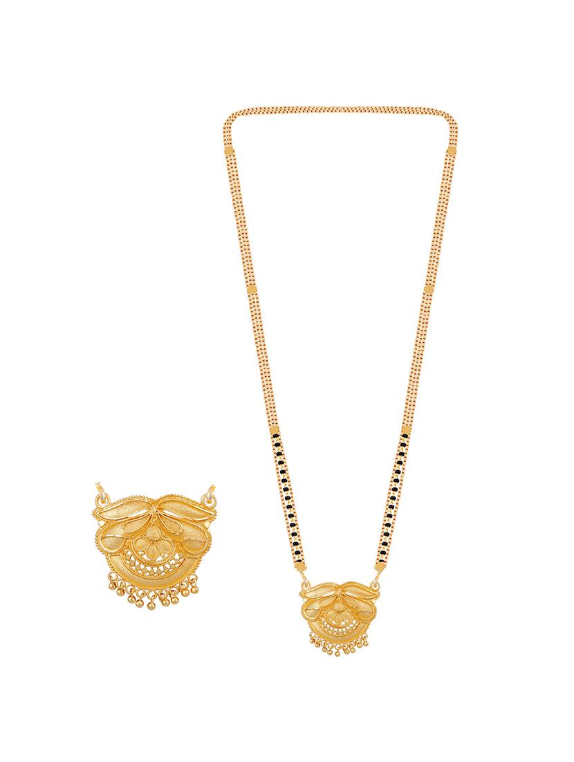 gold beads mangalsutra - 17665292 - Zoom Image - 2