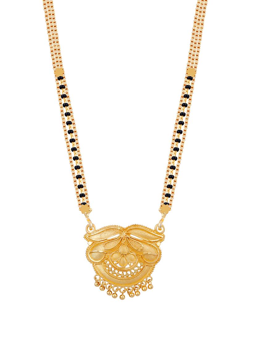 gold beads mangalsutra - 17665292 - Zoom Image - 3