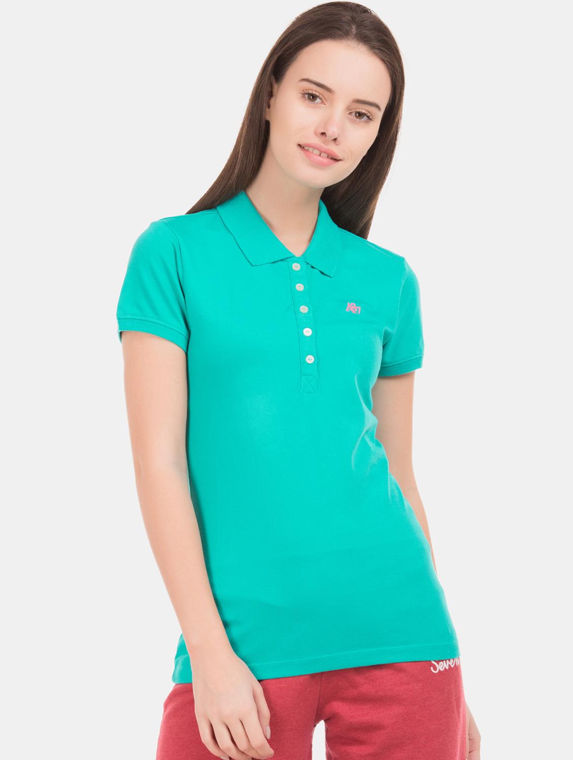 green cotton regular tee - 17665300 - Zoom Image - 1