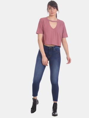 pink cotton regular tee - 17665309 - Standard Image - 5