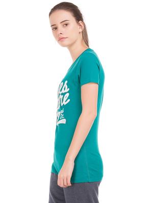 green cotton regular tee - 17665311 - Standard Image - 2