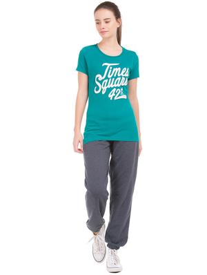 green cotton regular tee - 17665311 - Standard Image - 4