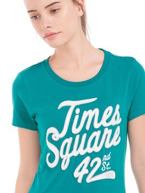 green cotton regular tee - 17665311 - Standard Image - 5