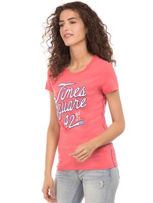 pink cotton regular tee - 17665315 - Standard Image - 2