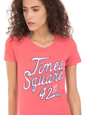 pink cotton regular tee - 17665315 - Standard Image - 5