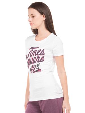 round neck printed tee - 17665318 - Standard Image - 2