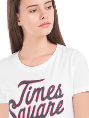 round neck printed tee - 17665318 - Standard Image - 5