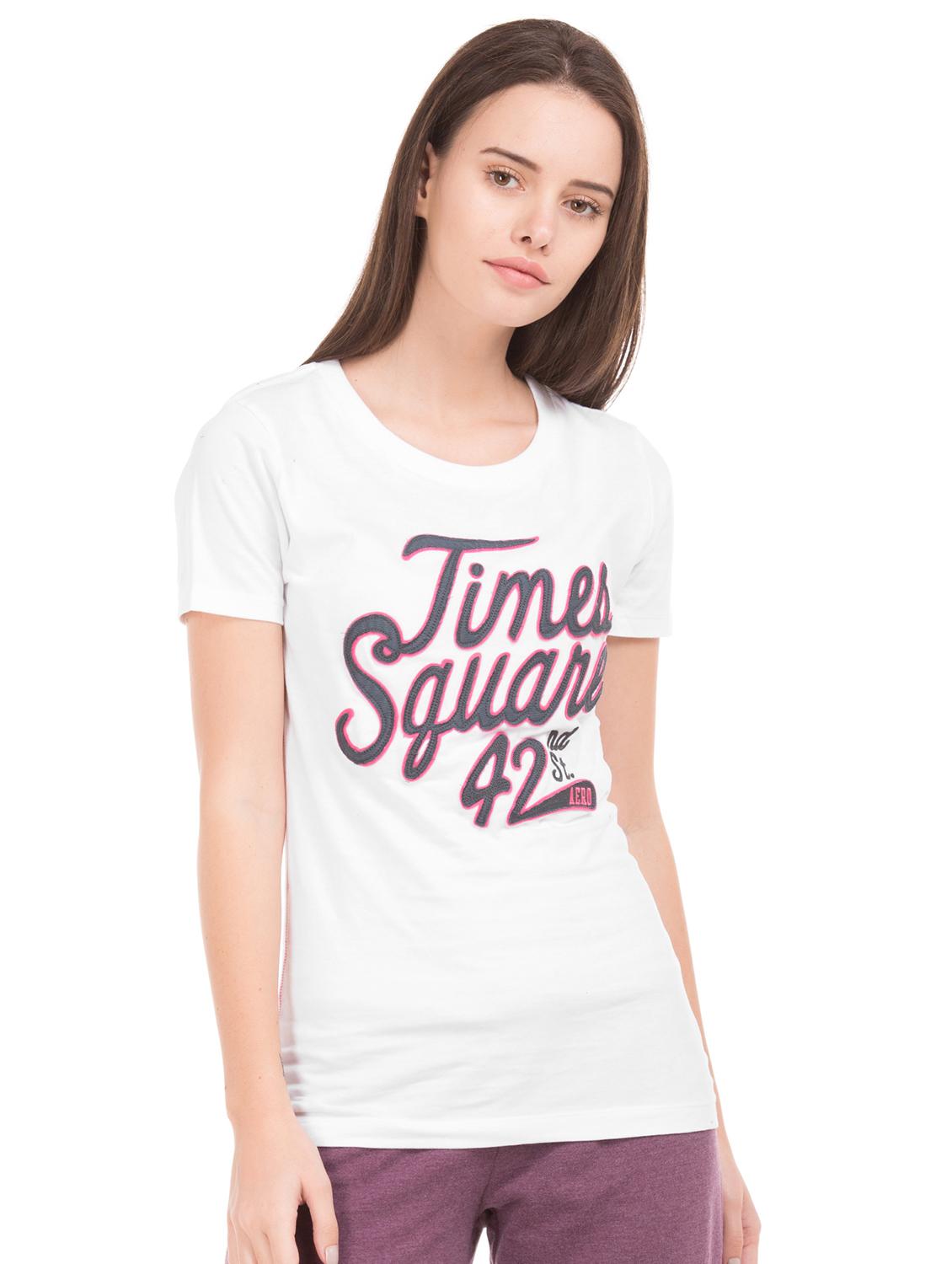 round neck printed tee - 17665318 - Zoom Image - 1