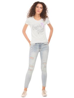 round neck printed tee - 17665331 - Standard Image - 4