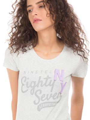 round neck printed tee - 17665331 - Standard Image - 5