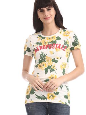 white cotton regular tee - 17665355 - Standard Image - 3