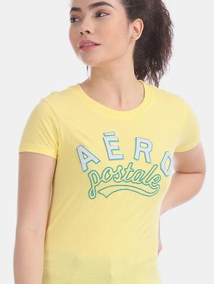 yellow cotton regular tee - 17665363 - Standard Image - 6