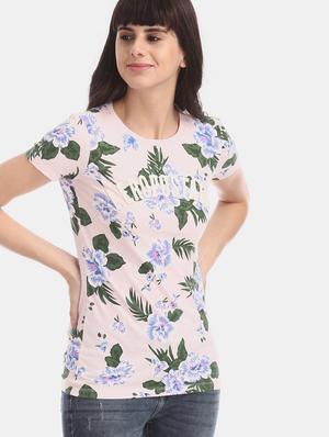pink cotton regular tee - 17665364 - Standard Image - 3
