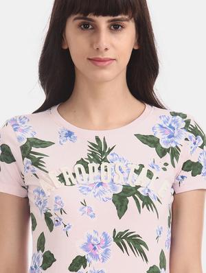 pink cotton regular tee - 17665364 - Standard Image - 6