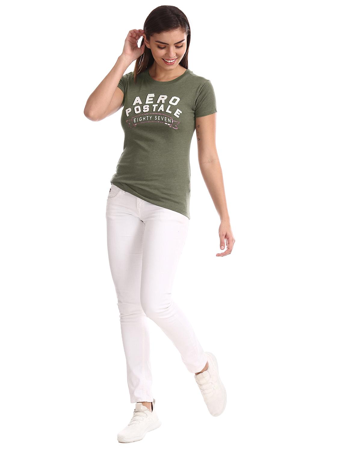 green cotton regular tee - 17665365 - Zoom Image - 5