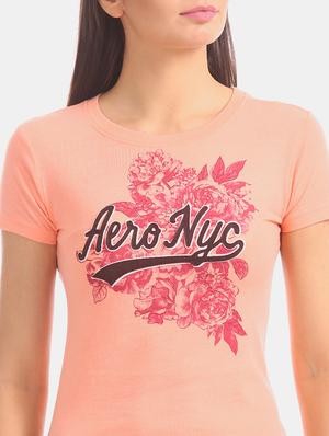 orange cotton regular tee - 17665376 - Standard Image - 6