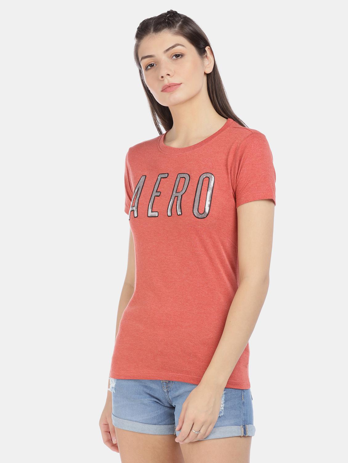 red cotton regular tee - 17665384 - Zoom Image - 2