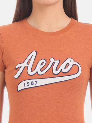 brown cotton regular tee - 17665390 - Standard Image - 6