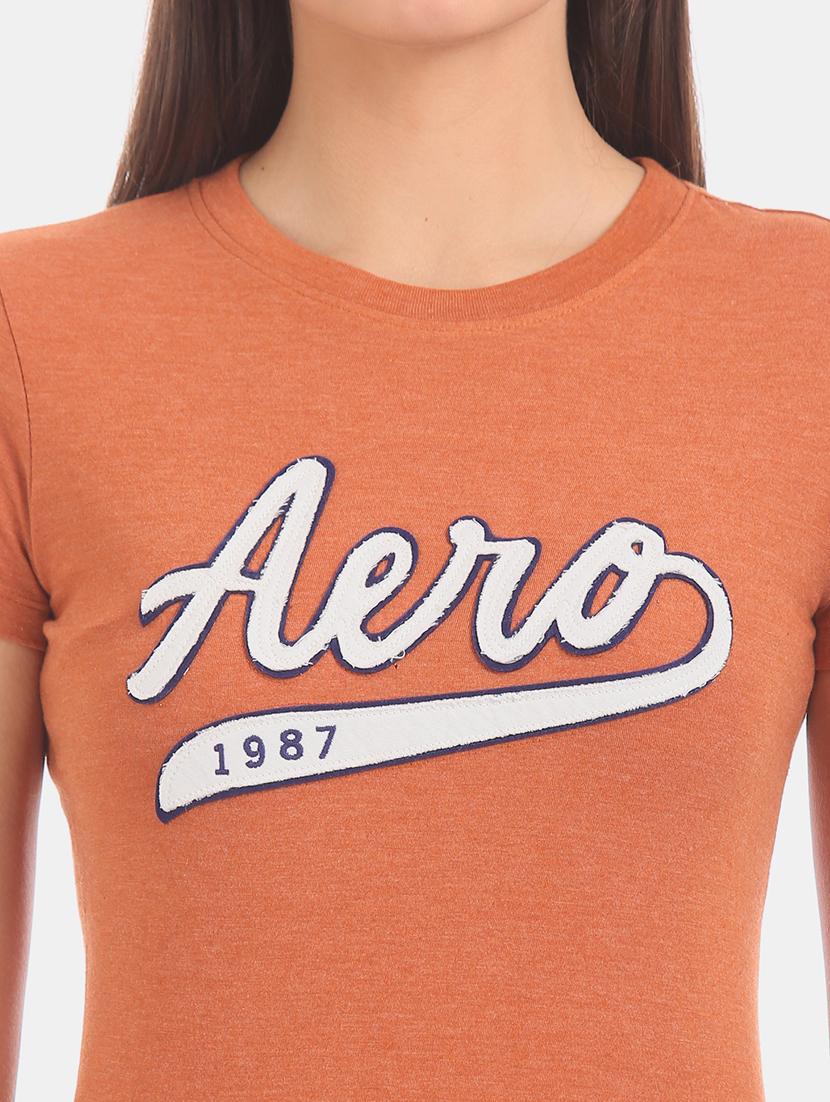 brown cotton regular tee - 17665390 - Zoom Image - 6