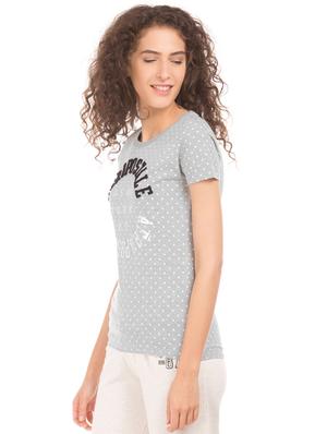 grey cotton regular tee - 17665412 - Standard Image - 2